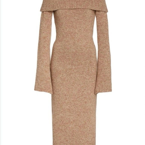 Cult Gaia Brand New with Tags Mariel Off the Shoulder Knit Sweater Dress, Size L - Picture 2 of 7